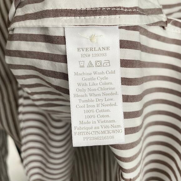 NWT Everlane Cotton Wing Sleeve Mockneck Top - Picture 4 of 8